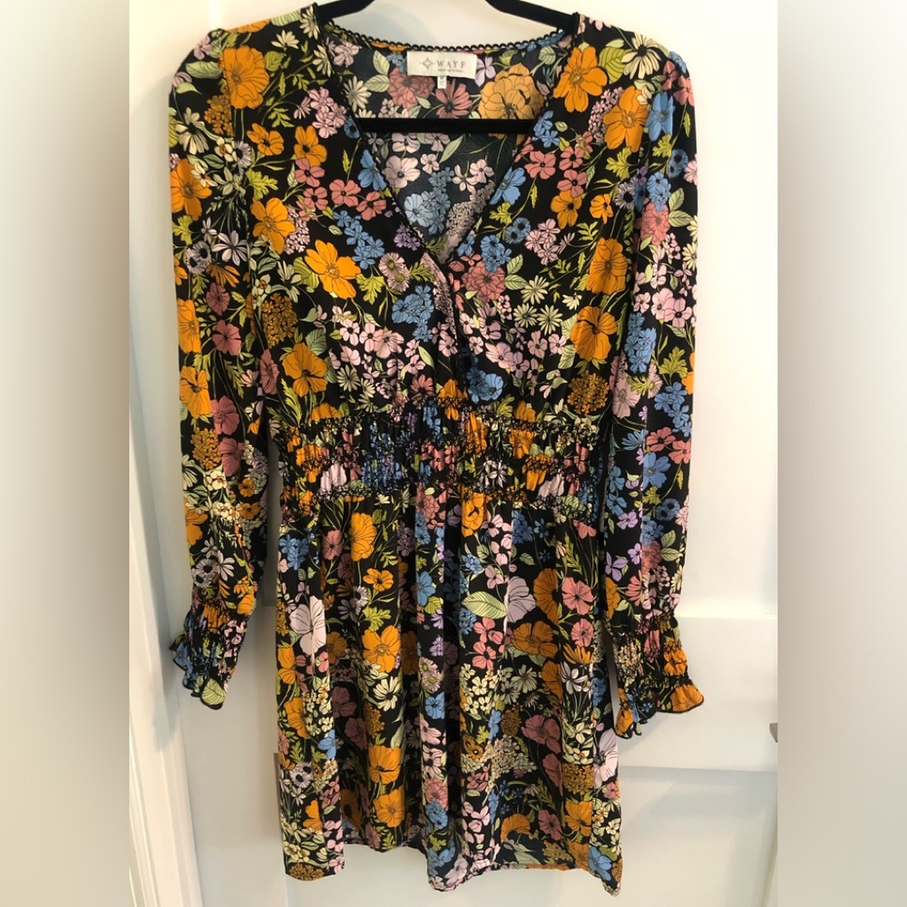 WAYF FLORAL DRESS